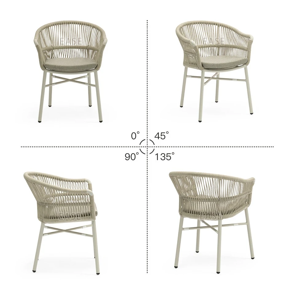 Rope Commercial Restaurant Chairs high quality