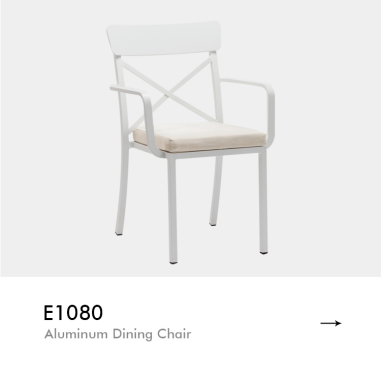 Set Kerusi Aluminium Makan Luar